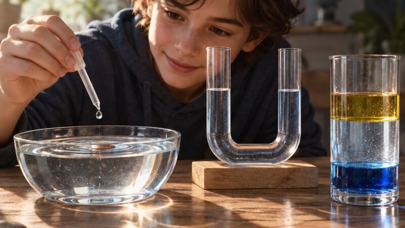 Tre esperimenti con l’acqua per scoprire forze, pressione e densità
