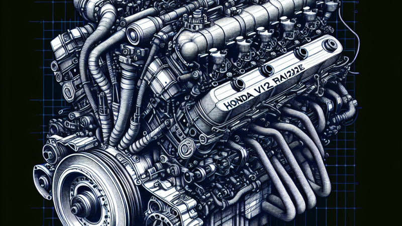 Un Capolavoro di Ingegneria Meccanica - motore Honda V12 RA122E.