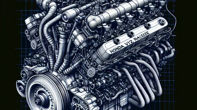 Un Capolavoro di Ingegneria Meccanica - motore Honda V12 RA122E.