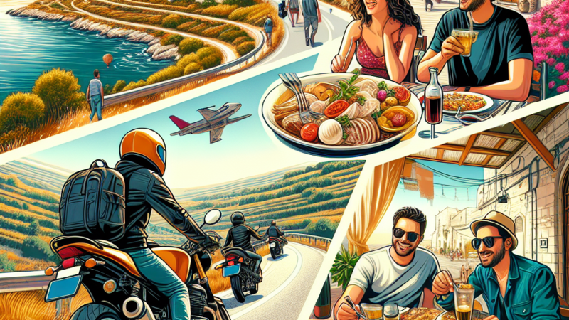 Uscita conviviale: Tre punti sulla moto, un grande gruppo al locale, abbondante mangiata e passeggiata a Cisternino per digerire