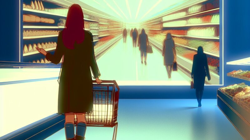 Uso dei supermercati e dei centri commerciali: descrizione dei luoghi