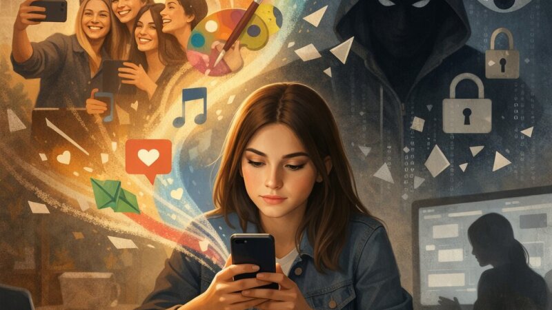 Vantaggi e svantaggi dell’uso dei social: un tema argomentativo semplice e umano
