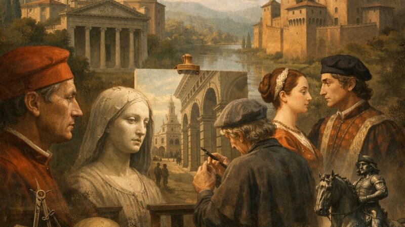 Verifica su Leon Battista Alberti, Piero della Francesca, Bernardo Rossellino, Donatello,...