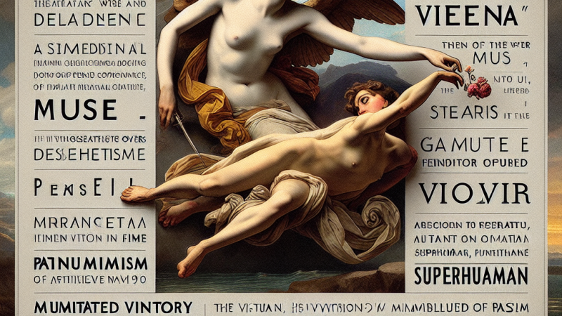 Vita di Gabriele D'Annunzio: Estetismo e Decadentismo, Poeta Vate, La musa di D'Annunzio è Eleonora Duse, 'Volo su Vienna', Prima Guerra Mondiale, Impresa di Fiume, Vittoria Mutilata, Panismo, Superomismo e Concetto di Superuomo